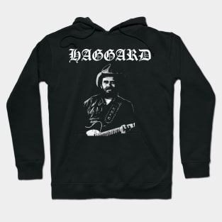 Merle Haggard Metal design Hoodie